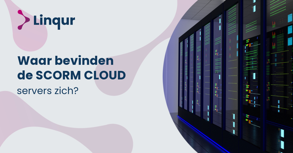 Waar bevinden de SCORM Cloud-servers zich?
