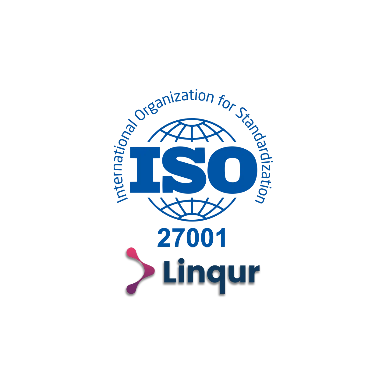 ISO 27001 and ISO 9001 mark of trust held by Linqur
